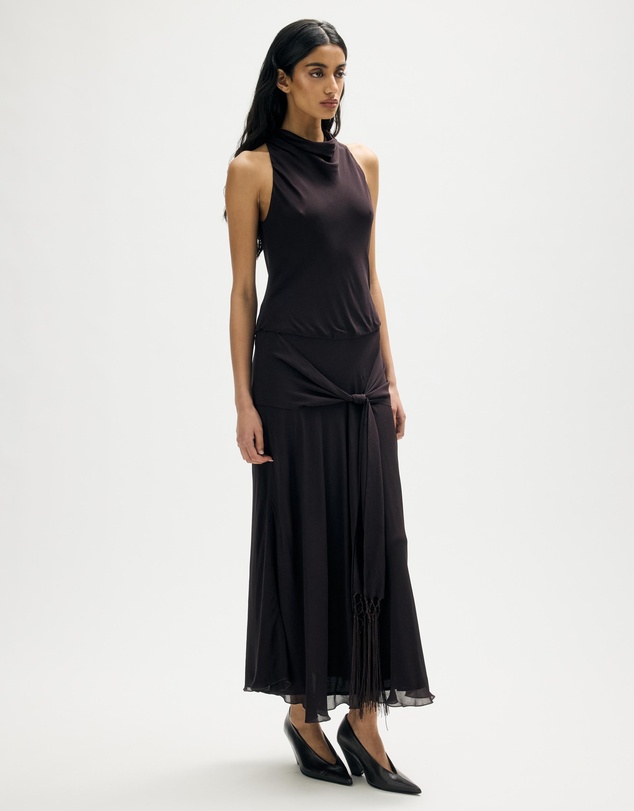 Minima Esenciales - Neve Halter Maxi Dress