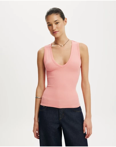 Cotton On - Deep V Tank