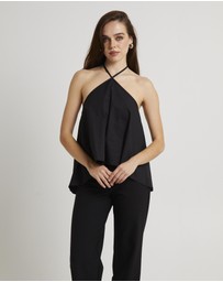 Subtitled - Molly Contrast Hankie Top