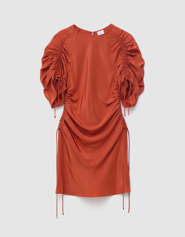 & Other Stories - Sculptural Ruched Mini Dress