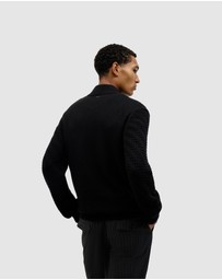 Politix - Barker Quarter Zip Knit