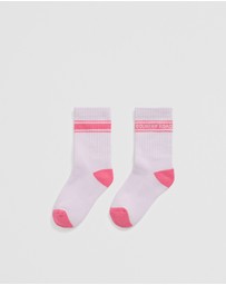 Country Road - Organically Grown Cotton Blend Cr Sport Crew Sock