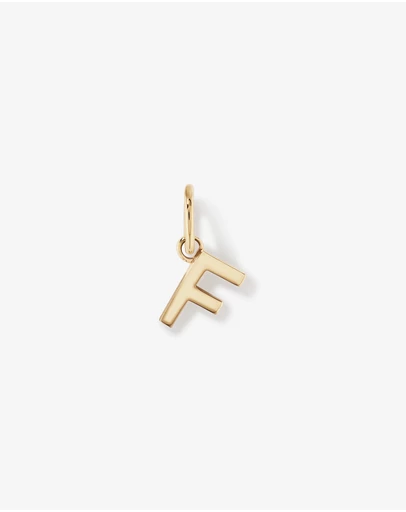 Michael Hill - Letter F Initial Pendant in 10kt Yellow Gold