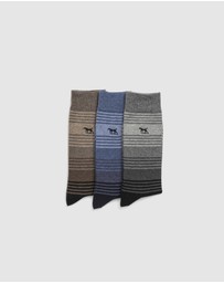 Rodd & Gunn - Stratford Stripes Sock 3 Pack