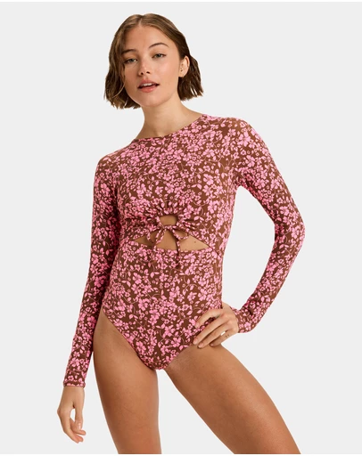 Roxy - Womens Kerlina Long Sleeve Onesie Rash Vest
