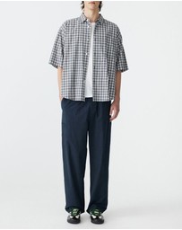 Bassike - Cotton Check S/S Shirt