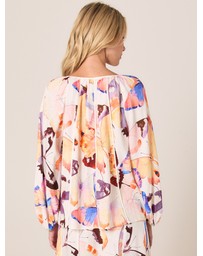 Fate + Becker - Mariposa Print Blouse