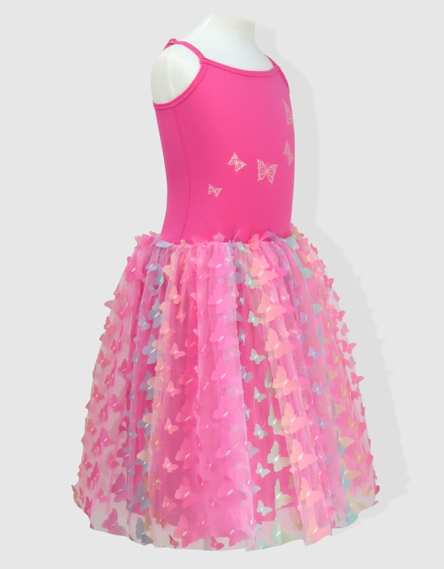 Pink Poppy - Rainbow Butterfly Dress