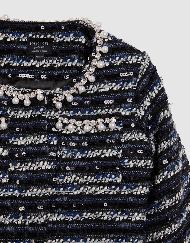 Bardot Junior - Lana Boucle Jacket - Kids-Teens