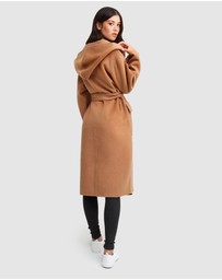 Belle & Bloom - Runaway Wool Blend Robe Coat