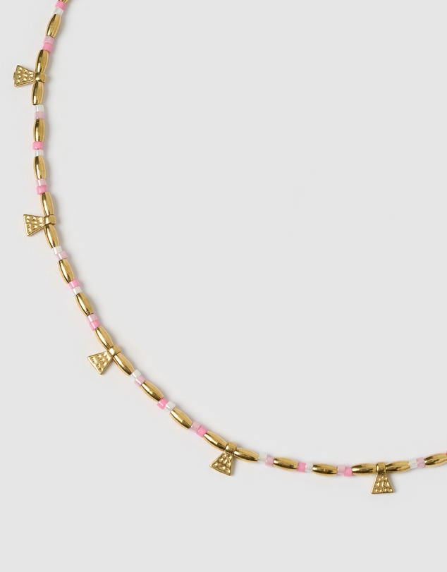 Arms Of Eve - Natalia Gold Necklace - Peony