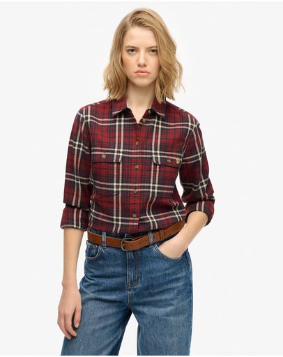 Frontier Check Red