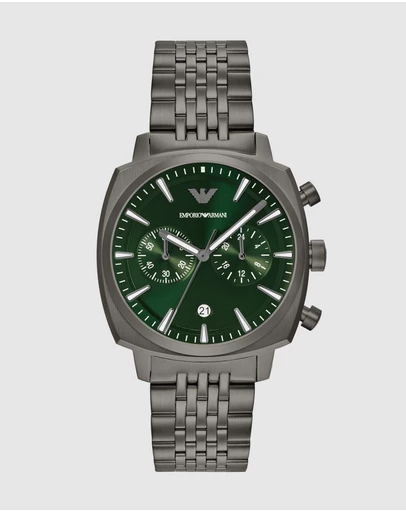 Emporio Armani - Gunmetal Chronograph Watch
