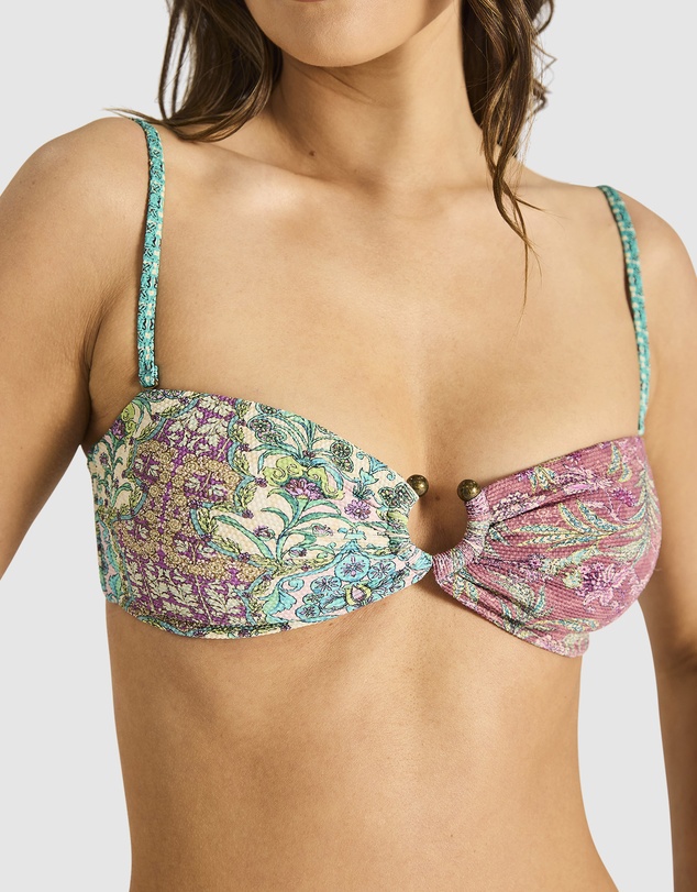 Tigerlily - Floriana Akila Bandeau Bikini Top