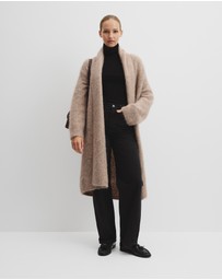 Country Road - Fluffy Longline Cardigan
