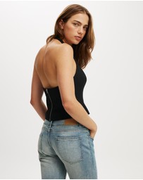 Cotton On - Izzy Suiting Halter Top