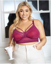 Parfait - Mia Dot Longline Padded Lace Bralette