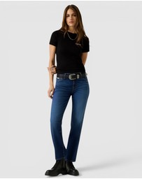 GUESS - GUESS JEANS G08 Mid Rise Straight Jeans