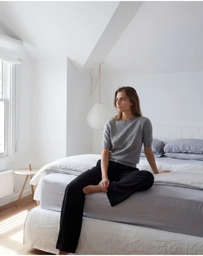 SILK MAGNOLIA - Cashmere Top