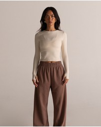 HyperLuxe The Label - Contour L/S Top