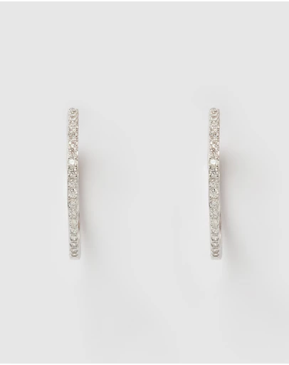 Izoa - Rae Hoop Earrings