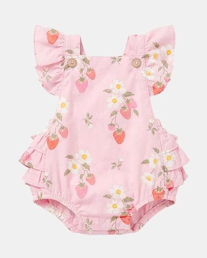 Toshi - Baby Romper Strawberry Fields