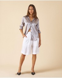 CAMIXA - Satin Silk Shirt