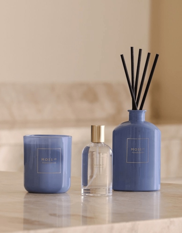 Moss St Fragrances - Clean Cotton Soy Candle 300g