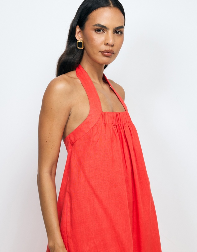 AERE - Dovie Linen Maxi Dress