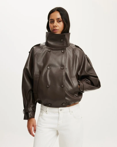 Cotton On - Porter Cropped Trench