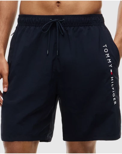 Tommy Hilfiger - Original Logo Long Length Swim Shorts