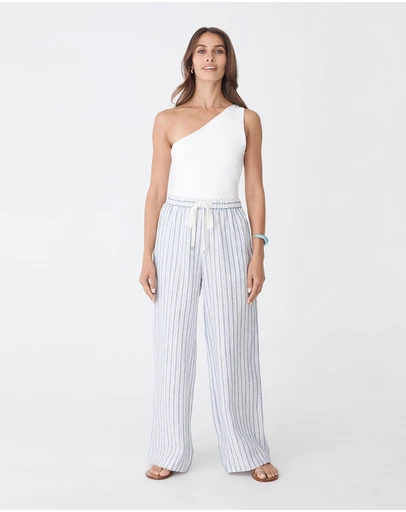Forcast - Milos Wide Leg Linen Pants