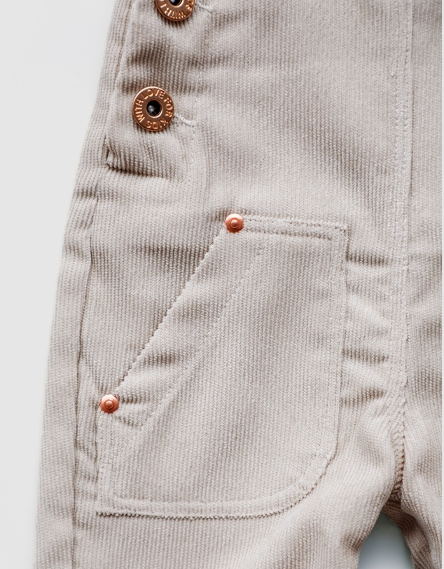WITH LOVE FOR KIDS - Hudson Cord Overalls - Babies - Kids