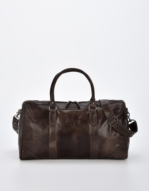 Cobb & Co - Carrington Buffed Leather Barrel Duffle