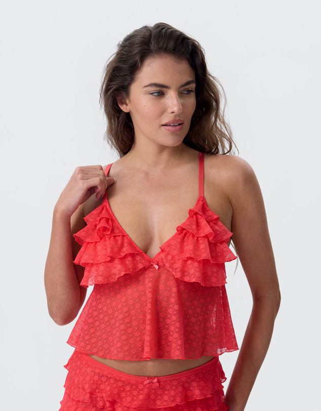 Bras N Things - Priscilla Cami - Light Red