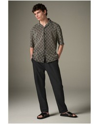 NEXT - Linen Cotton Chino Trousers Regular Fit