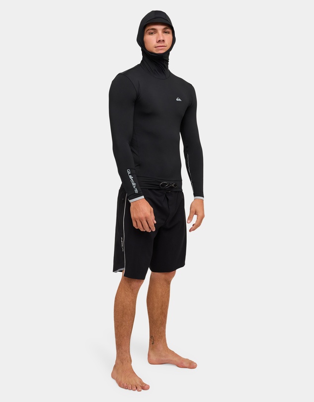 Quiksilver - Mens Highline UPF50 Hooded Long Sleeve Rashguard