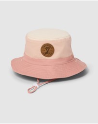 Crywolf - REVERSIBLE BUCKET HAT Blush Colourblock