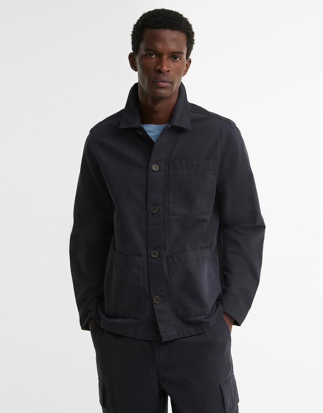 Barbour - Tartan Trimmed Washed Overshirt
