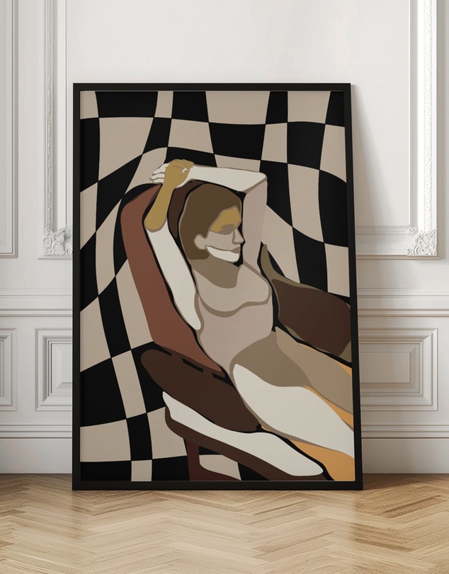 Olive et Oriel - KH Studio - A Sitting Place for a Passenger - Not In Love by Karla Hyman Art Print