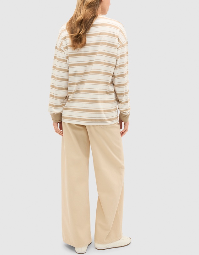 Seed Heritage - Slouchy Long Sleeve Striped Top