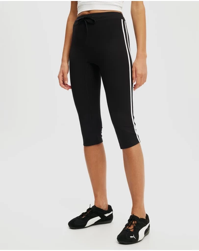 Cotton On Body Active - Ultra Soft Tie Front Capri Tights