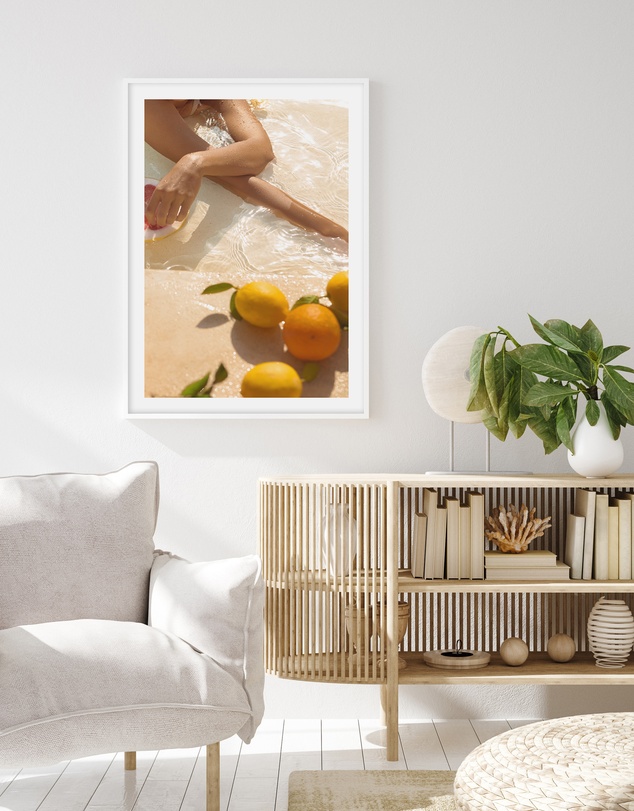 Olive et Oriel - Pool Time II Art Print