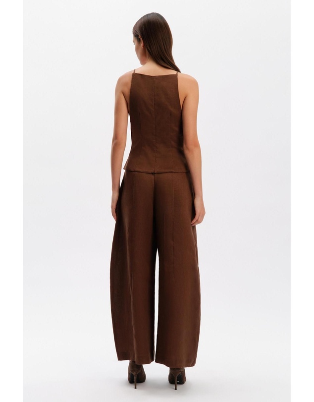 Bardot - Laurie Pleat Front Linen Pant