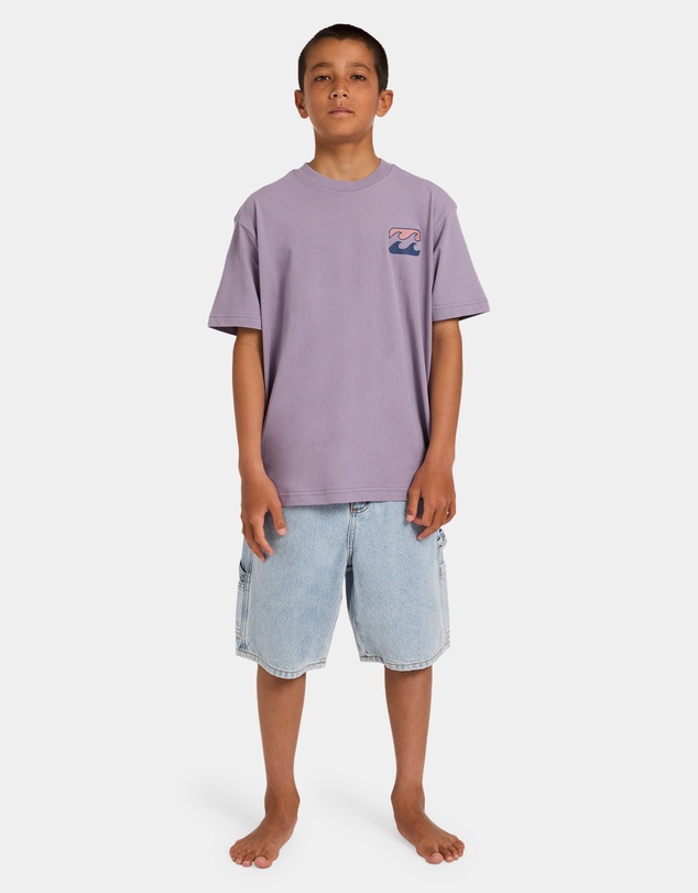 Billabong - Boys 8 to 16 Crayon Wave T-Shirt