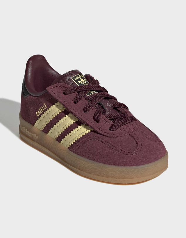 adidas Originals - GAZELLE INDOOR COMFORT CLOSURE ELASTIC LACE SHOES Infants