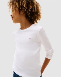 Tommy Hilfiger - Basic Crew Knit Long Sleeve T-Shirt - Teens
