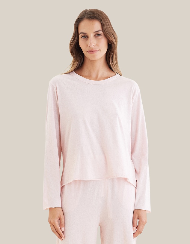 Papinelle - Jada Organic Cotton Boxy Long Sleeve Tee
