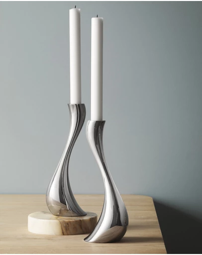 Georg Jensen - Cobra Candleholder, 2 Pcs