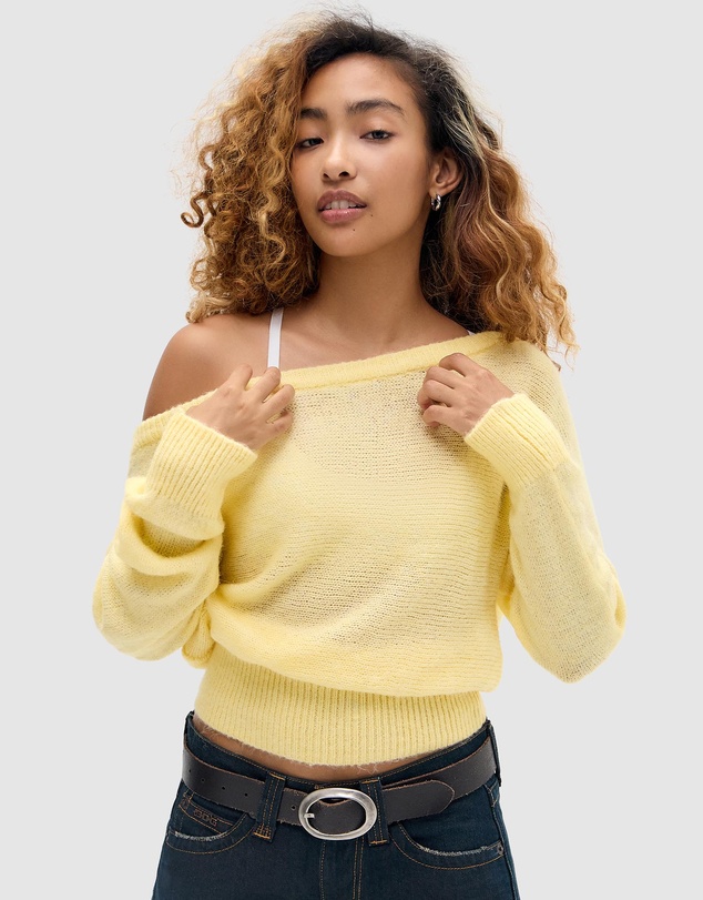 BDG By Urban Outfitters - BDG Off Shoulder Knit Jumper